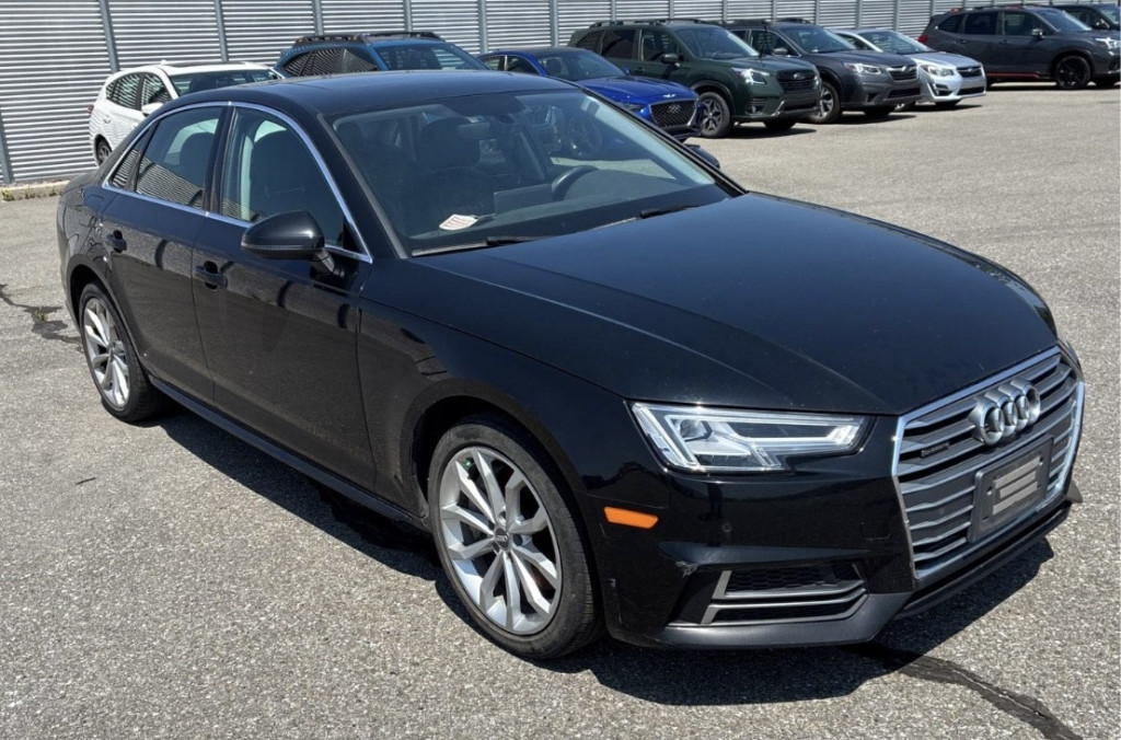 Gray 2018 Audi A4 Sedan Automatic