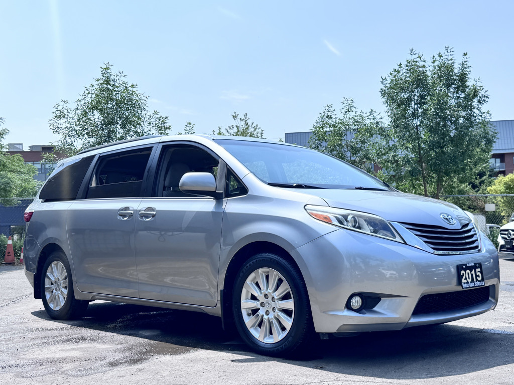 Silver 2015 Toyota Sienna Minivan All-Wheel Drive Automatic
