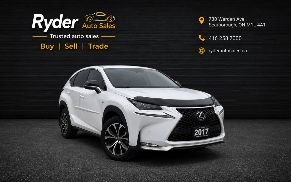 White 2017 Lexus NX SUV / Crossover All-Wheel Drive Automatic