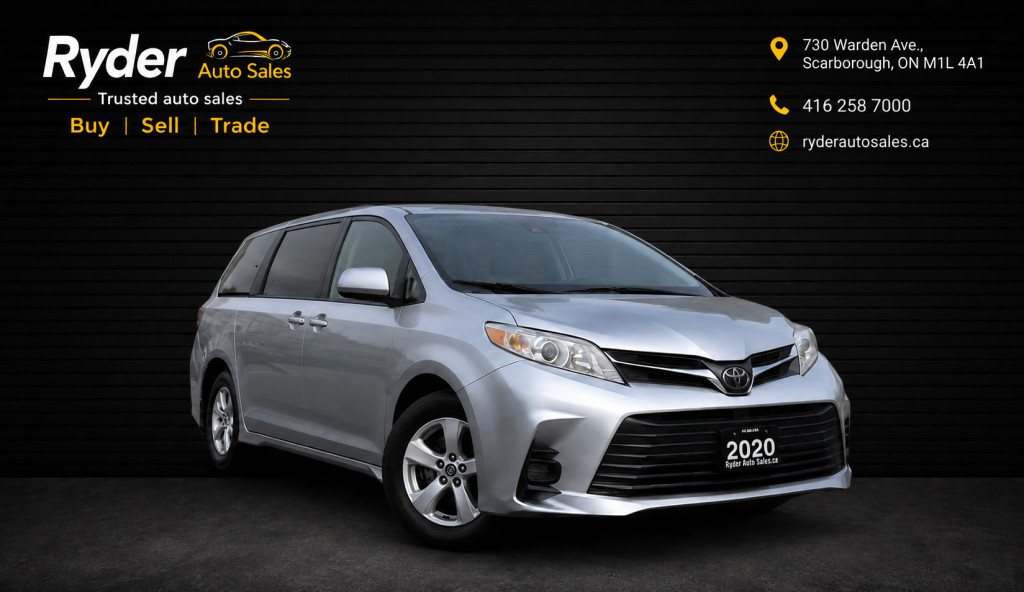Silver 2020 Toyota Sienna Minivan Front-Wheel Drive Automatic