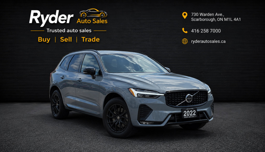 Gray 2022 Volvo XC60 SUV / Crossover All-Wheel Drive Automatic