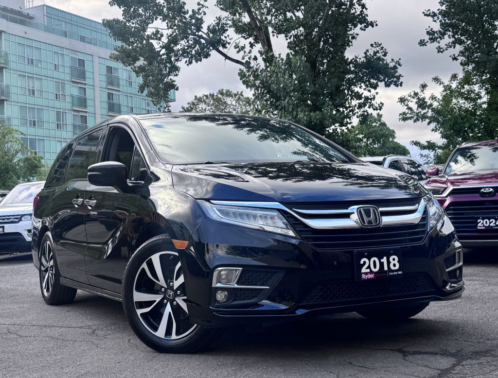 Gray 2018 Honda Odyssey Minivan Front-Wheel Drive Automatic