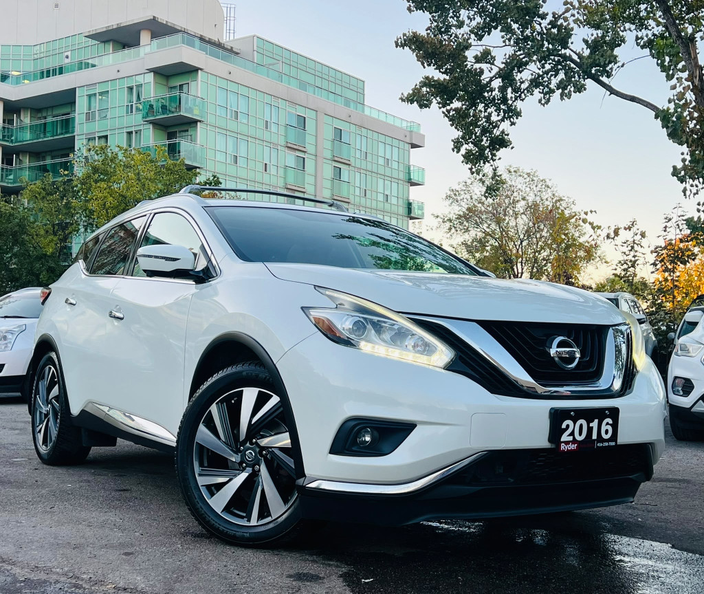 White 2016 Nissan Murano SUV / Crossover All-Wheel Drive Automatic