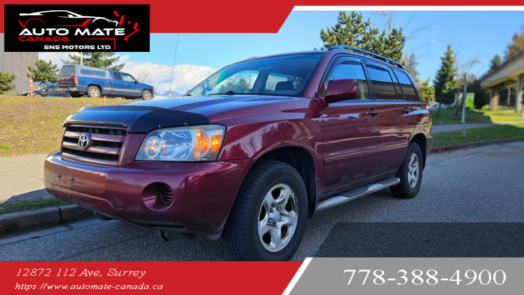 2005 Toyota Highlander Base V6 AWD