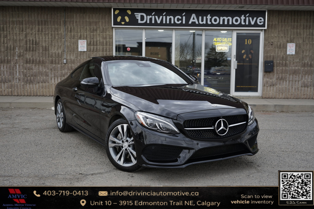Black 2018 Mercedes-Benz C-Class Sedan All-Wheel Drive 9-Speed Automatic