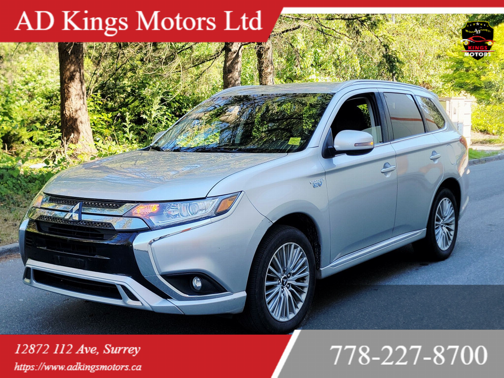 Silver 2019 Mitsubishi Outlander Hybrid Plug-in GT S-AWC S-AWC SUV / Crossover All-Wheel Drive Automatic