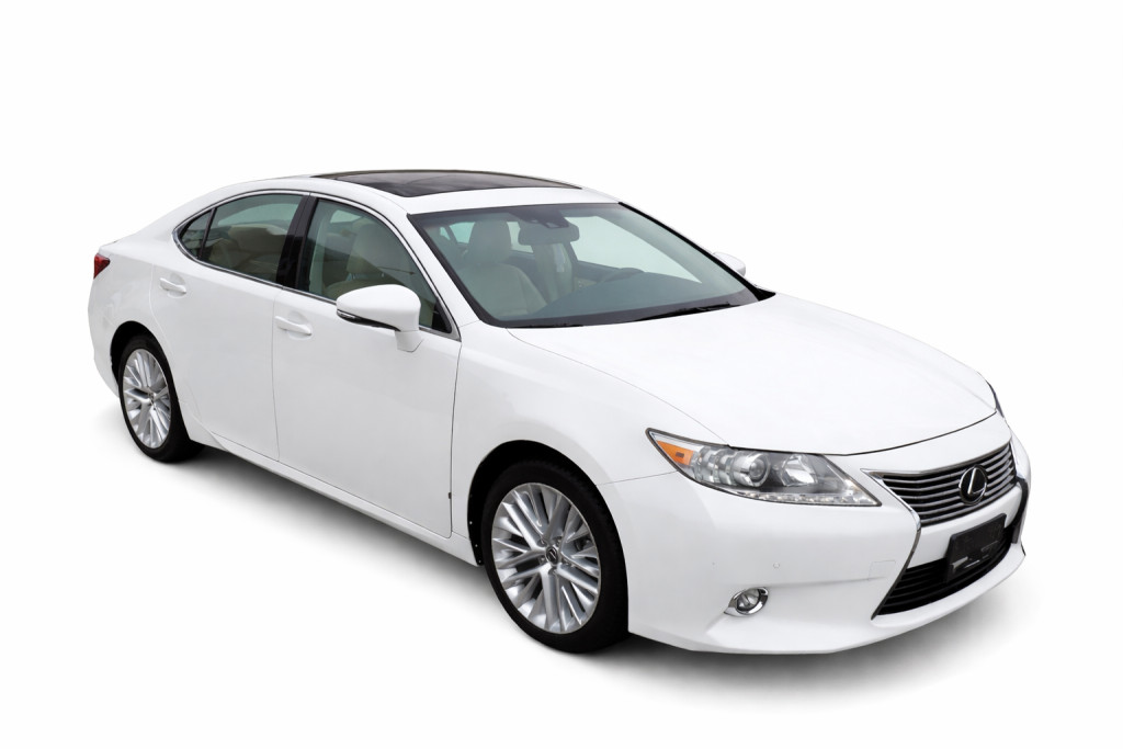 White 2015 Lexus ES 350 FWD Sedan Front-Wheel Drive Automatic