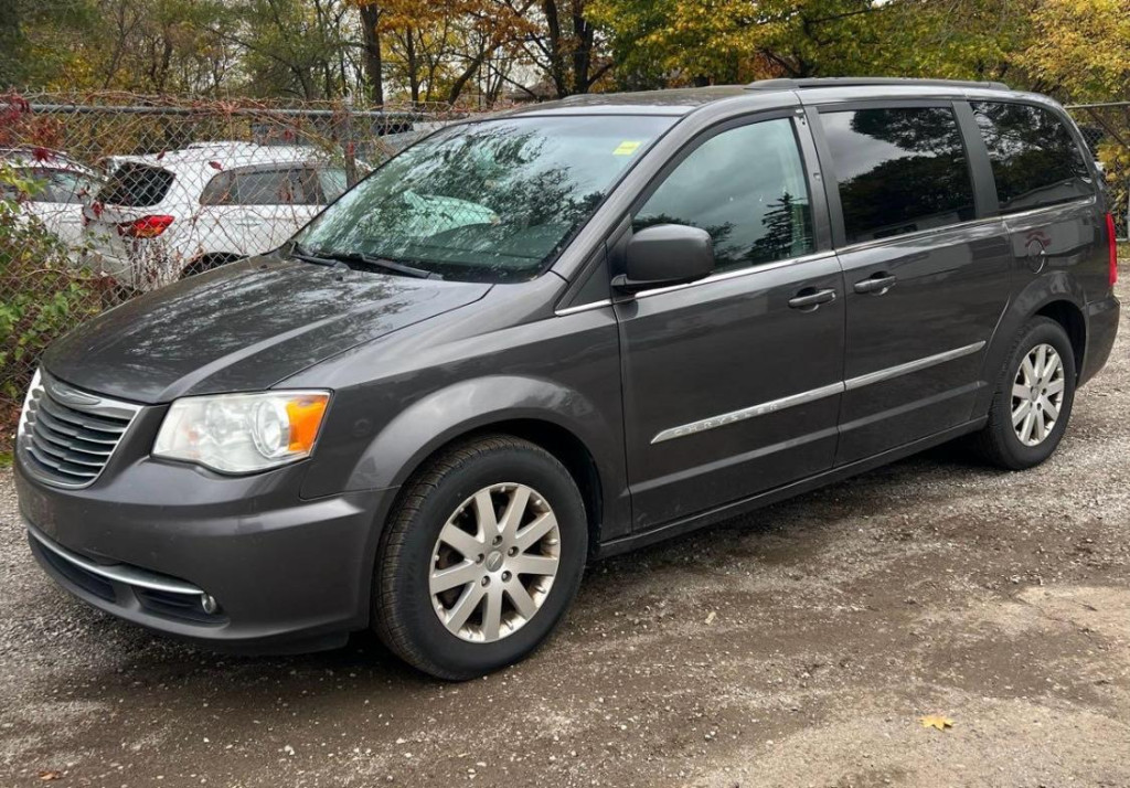 Gray 2015 Chrysler Town & Country Touring FWD Minivan Front-Wheel Drive Automatic