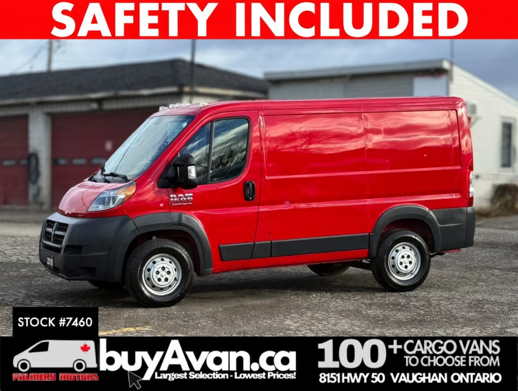 2018 RAM ProMaster 1500 118 Low Roof Cargo Van