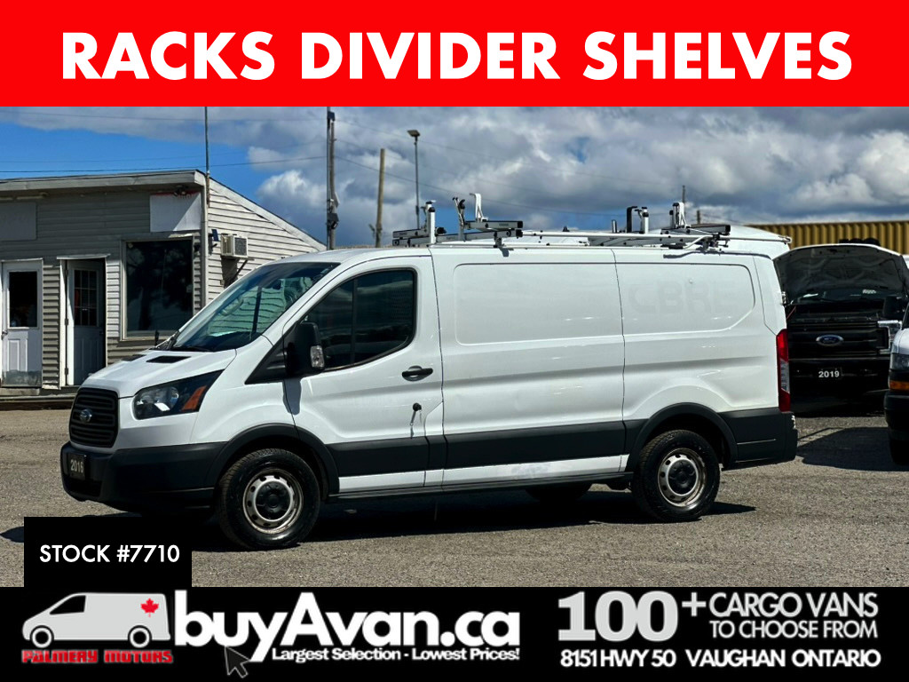 White 2016 Ford Transit Cargo Van Rear-Wheel Drive Automatic