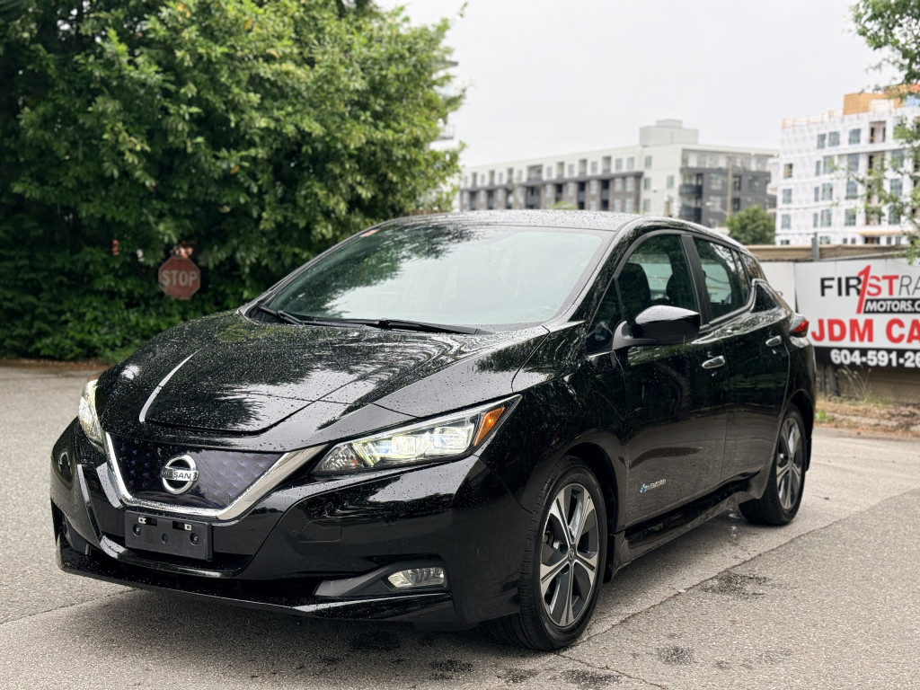 Black 2019 Nissan LEAF S FWD Hatchback Front-Wheel Drive Automatic