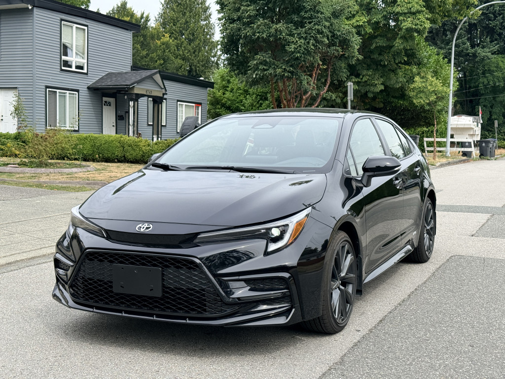 Black 2026 Toyota Corolla Hybrid Sedan All-Wheel Drive Automatic
