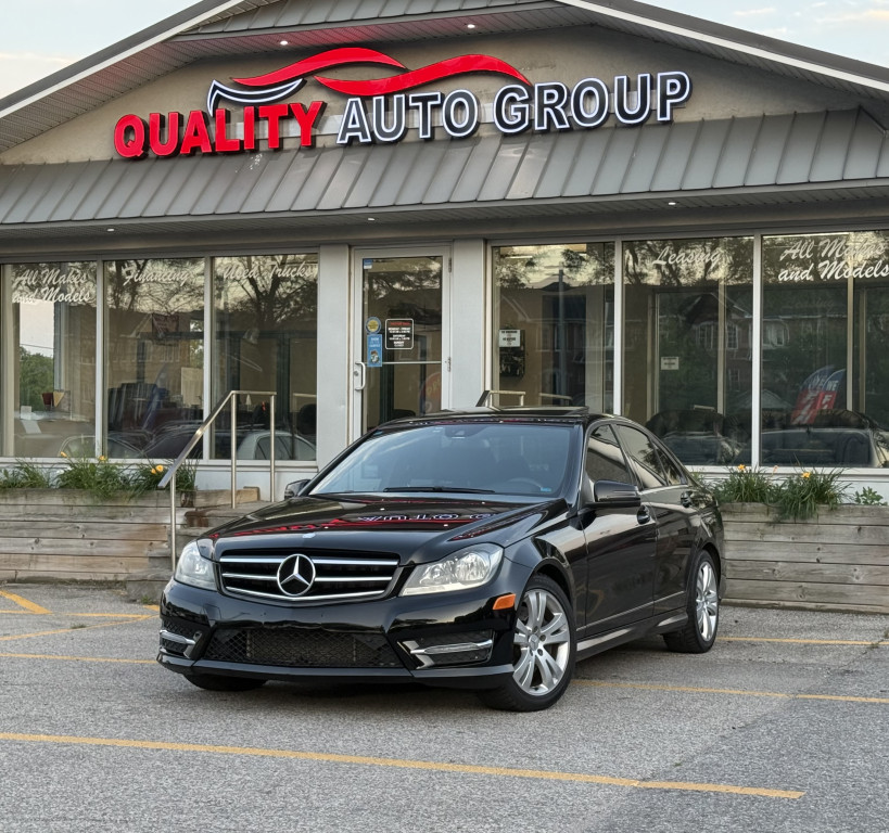 Black 2014 Mercedes-Benz C-Class Sedan Automatic