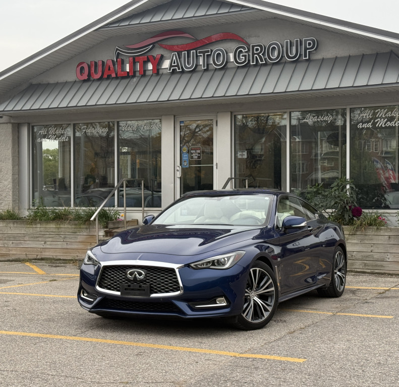 Blue 2017 INFINITI Q60 Coupe All-Wheel Drive Automatic