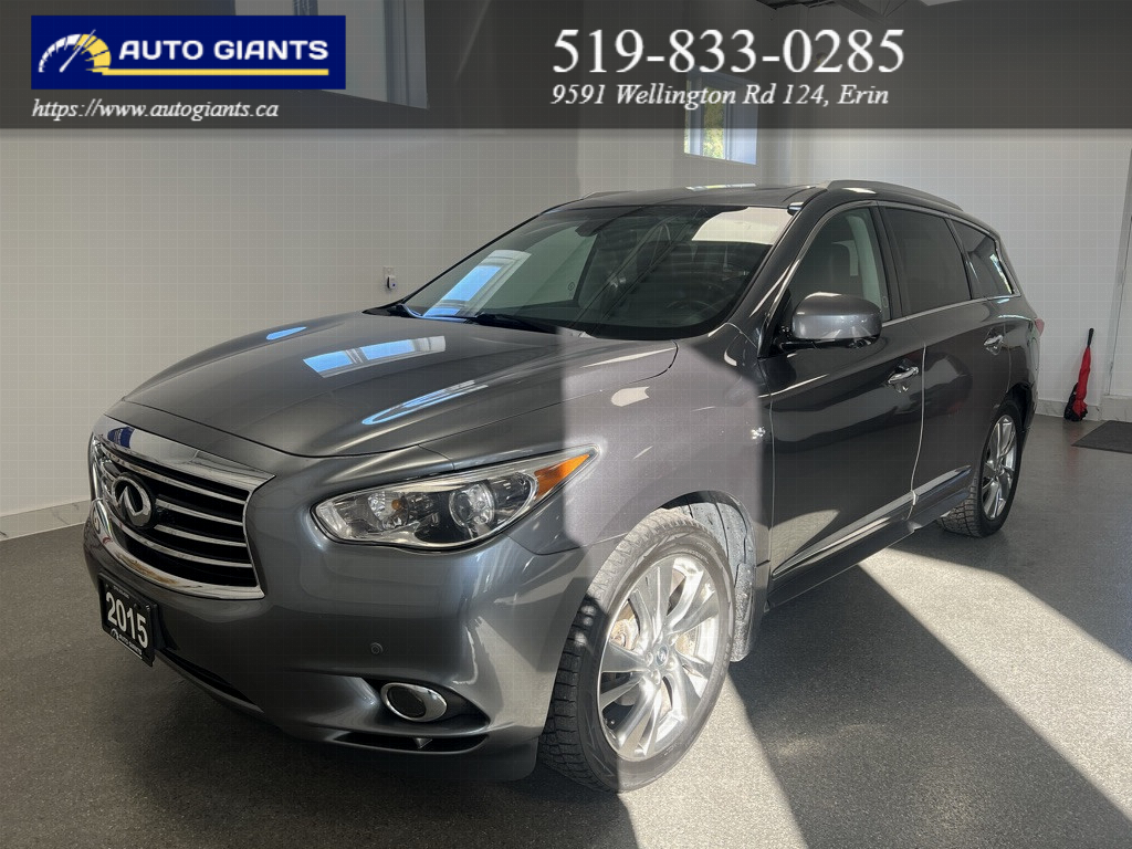 2015 Infiniti QX60 Premium AWD | Tow Package | 360 Camera | DVD Headrests | Remote Starter | No Accidents | Low Kilometres | Auto Giants — thumbnail 2