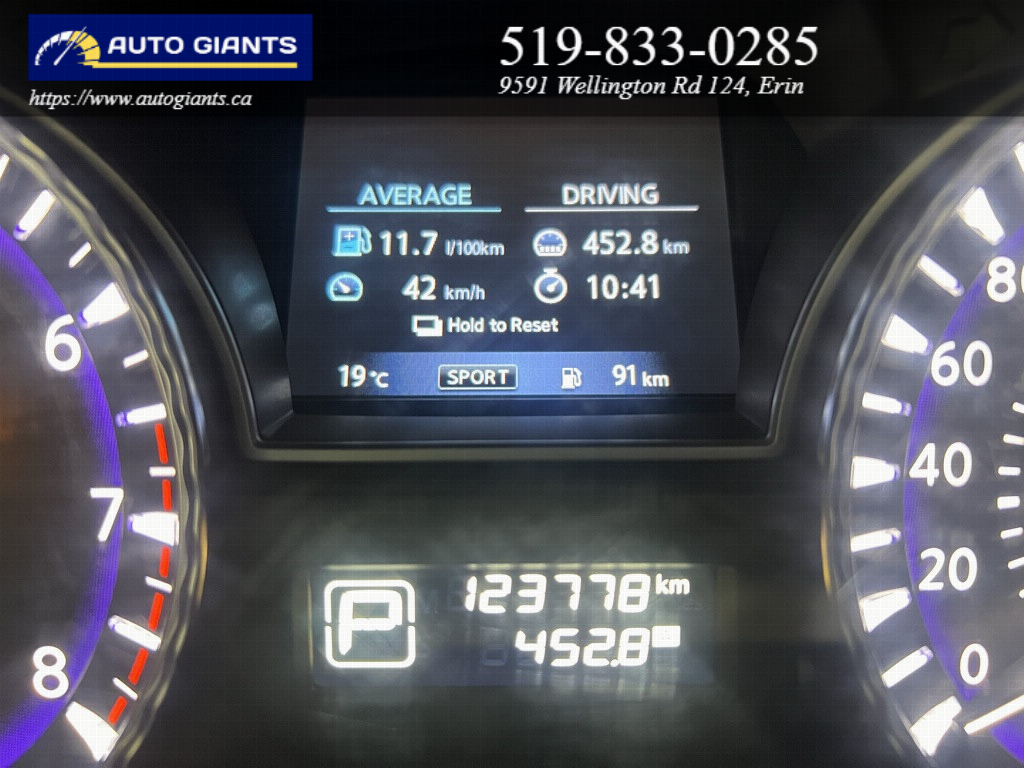 2015 Infiniti QX60 Premium AWD | Tow Package | 360 Camera | DVD Headrests | Remote Starter | No Accidents | Low Kilometres | Auto Giants — thumbnail 21