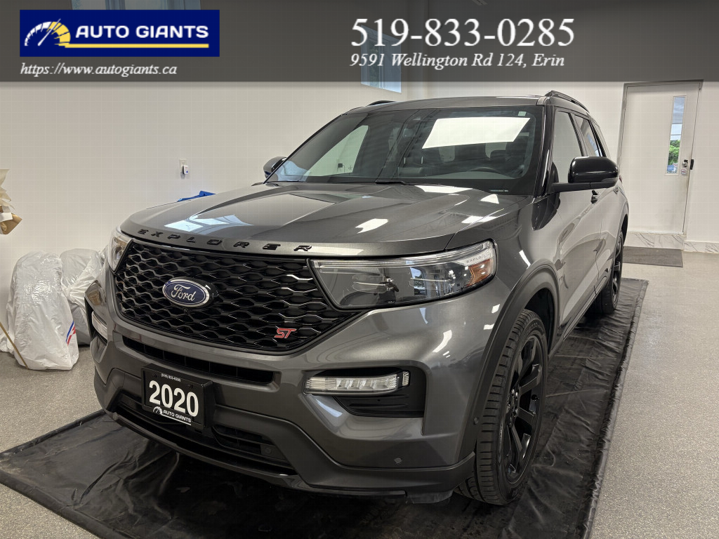 2020 Ford Explorer ST | Twin-Turbo V6 | One Owner | No Accidents | 7 Passenger | Massage Seats at Auto Giants