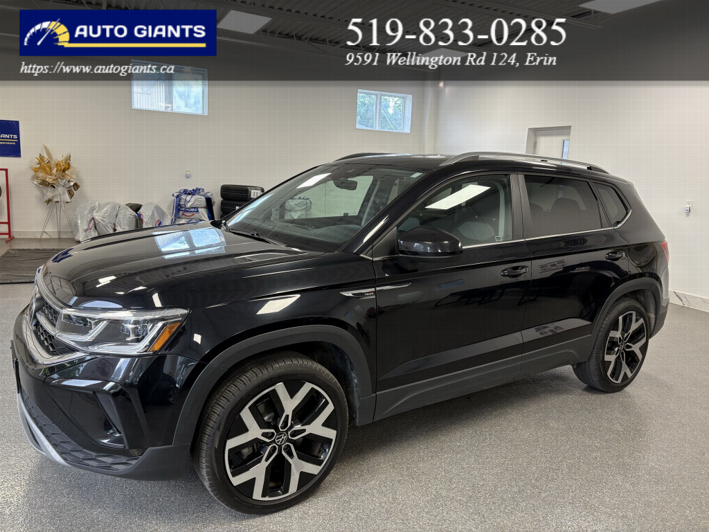 2022 Volkswagen Taos Highline 4MOTION | One Owner | No Accidents | Low Kilometres | Winter Tires Included | Auto Giants — thumbnail 3