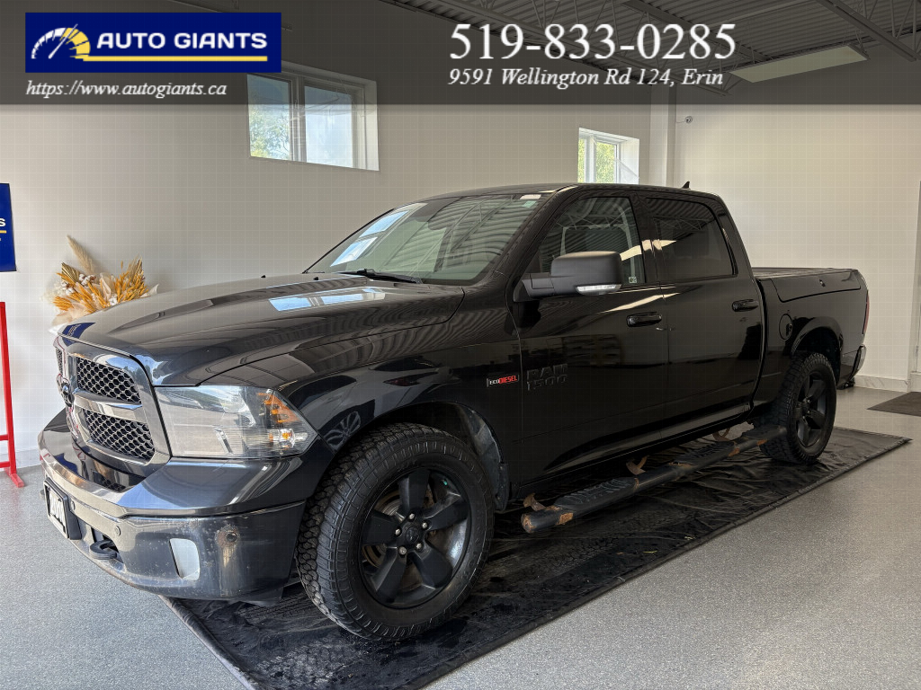 2018 Ram 1500 Big Horn 4x4 Crew Cab Diesel | 57 Box | Remote Starter | Auto Giants — thumbnail 2