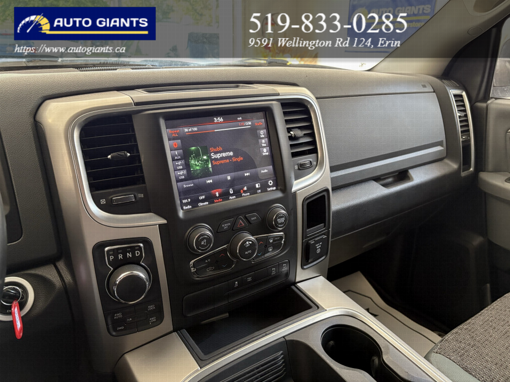 2018 Ram 1500 Big Horn 4x4 Crew Cab Diesel | 57 Box | Remote Starter | Auto Giants — thumbnail 21
