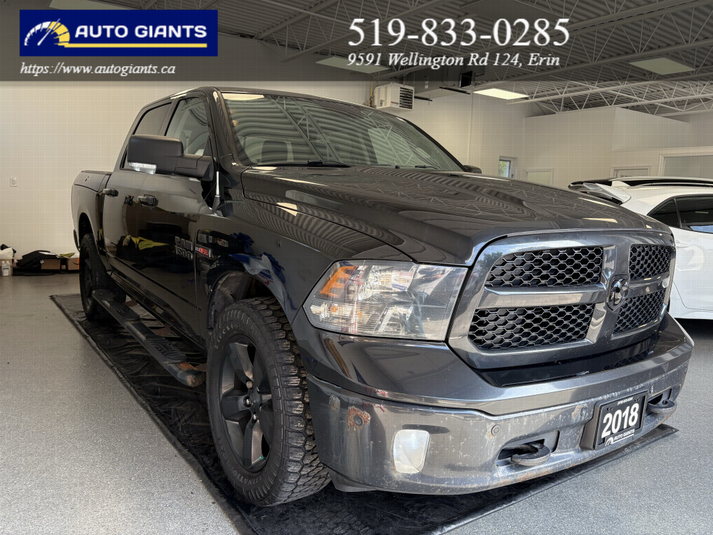 2018 Ram 1500 Big Horn 4x4 Crew Cab Diesel | 57 Box | Remote Starter | Auto Giants — thumbnail 11