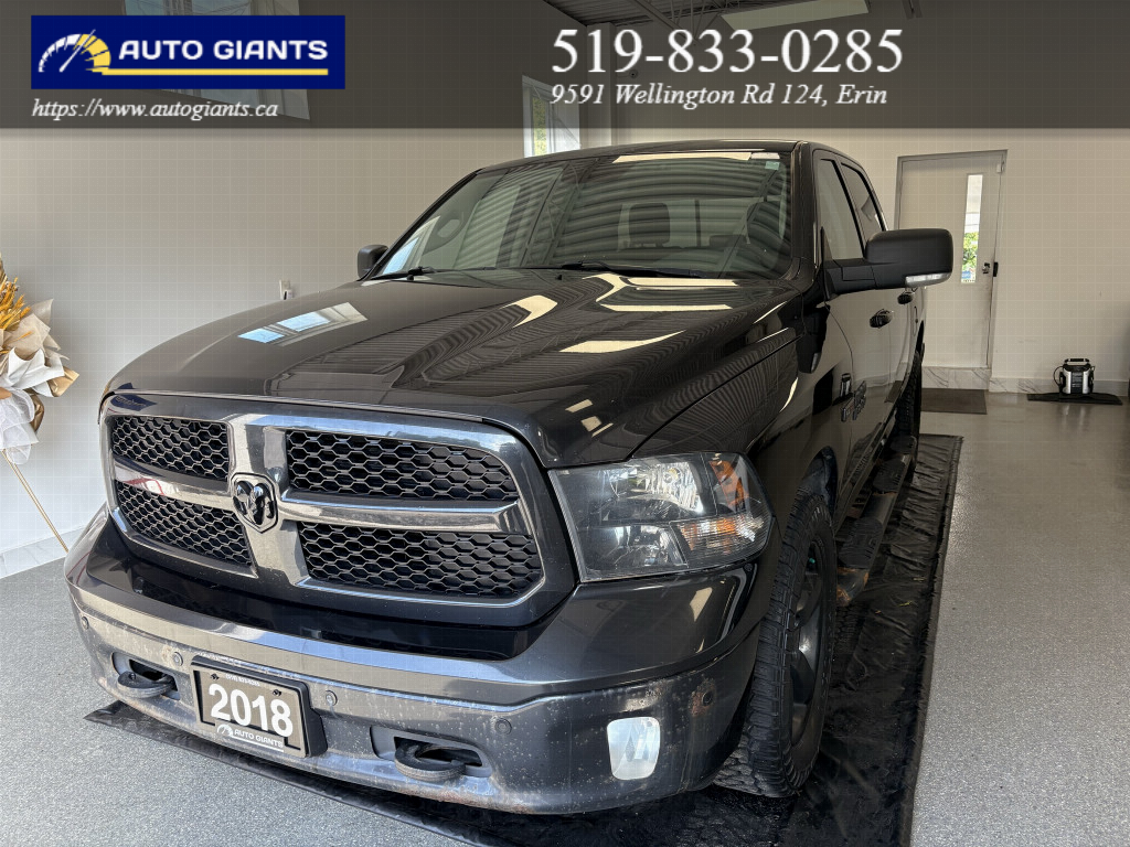 2018 Ram 1500 Big Horn 4x4 Crew Cab Diesel | 57 Box | Remote Starter at Auto Giants