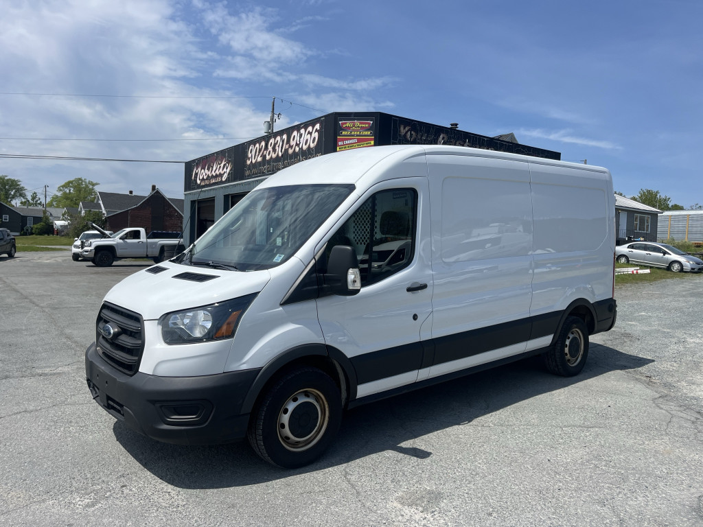 White 2020 Ford Transit Cargo 250 LWB RWD Van Rear-Wheel Drive Automatic