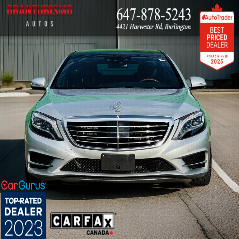 Gray 2014 Mercedes-Benz S-Class Sedan All-Wheel Drive Automatic