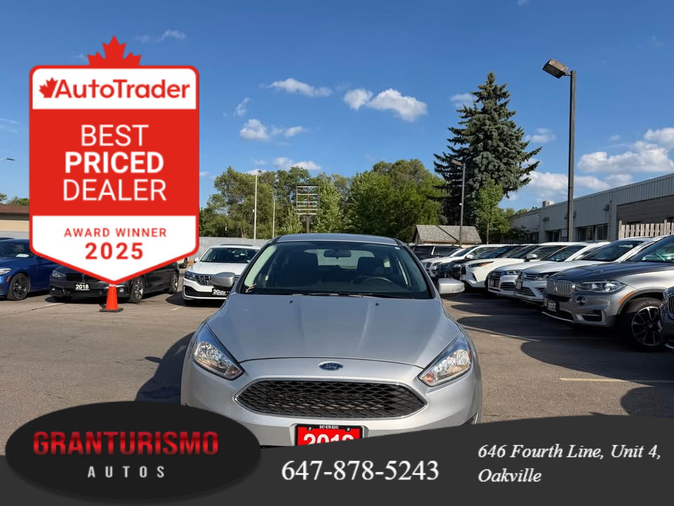 Silver 2018 Ford Focus Hatchback Front-Wheel Drive Automatic