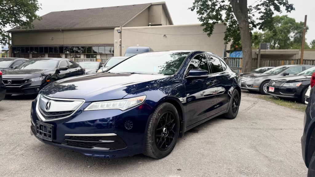 Blue 2015 Acura TLX Sedan Front-Wheel Drive Automatic