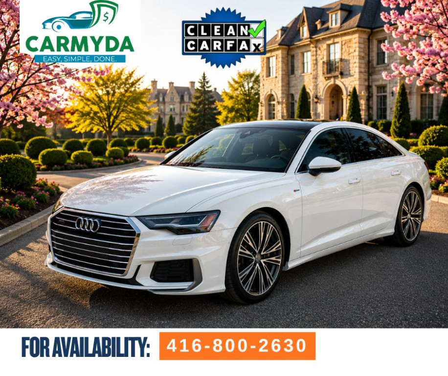 White 2020 Audi A6 55 TFSI quattro Premium AWD Sedan All-Wheel Drive Automatic