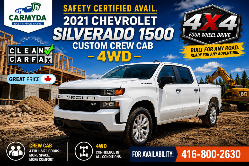 2021 Chevrolet Silverado 1500 Custom Crew Cab 4WD