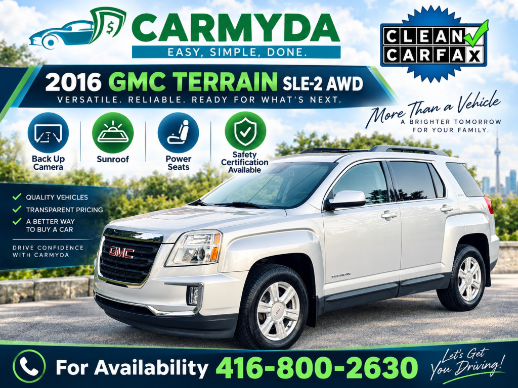 Silver 2016 GMC Terrain SUV / Crossover All-Wheel Drive Automatic