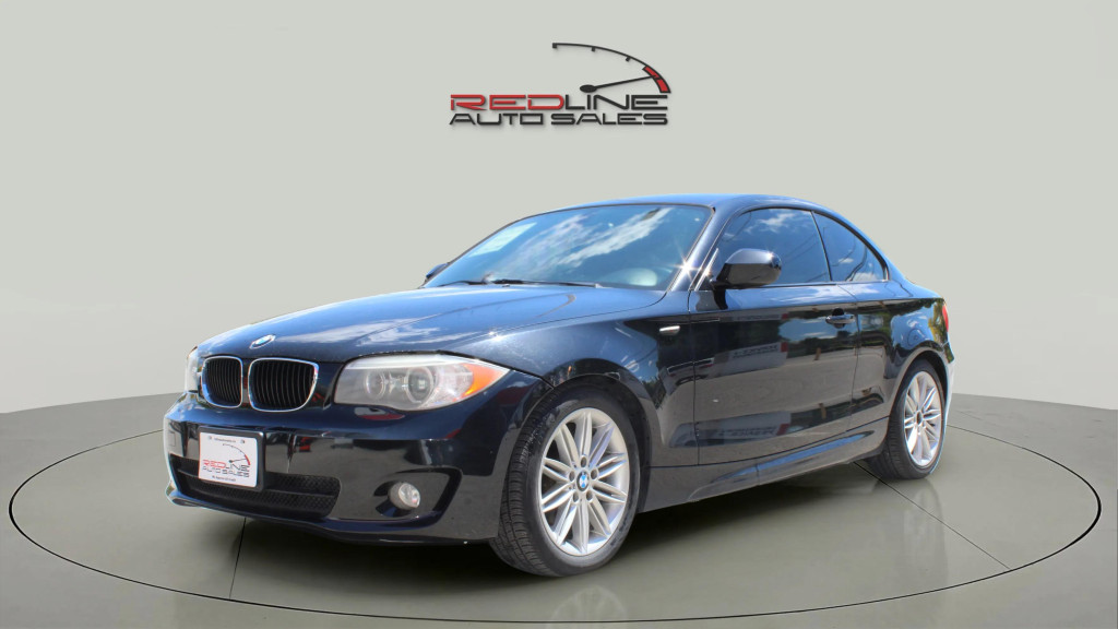Black 2012 BMW 1 Series 128i Coupe RWD Coupe Rear-Wheel Drive Automatic