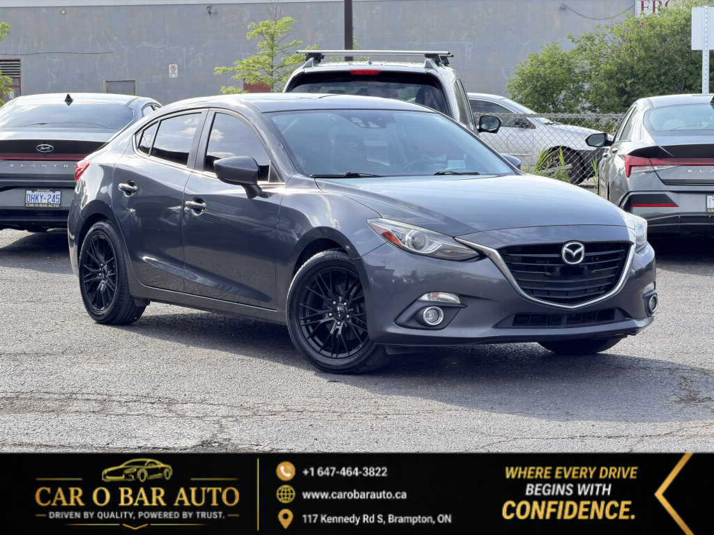 Gray 2016 Mazda MAZDA3 GT Sedan Automatic