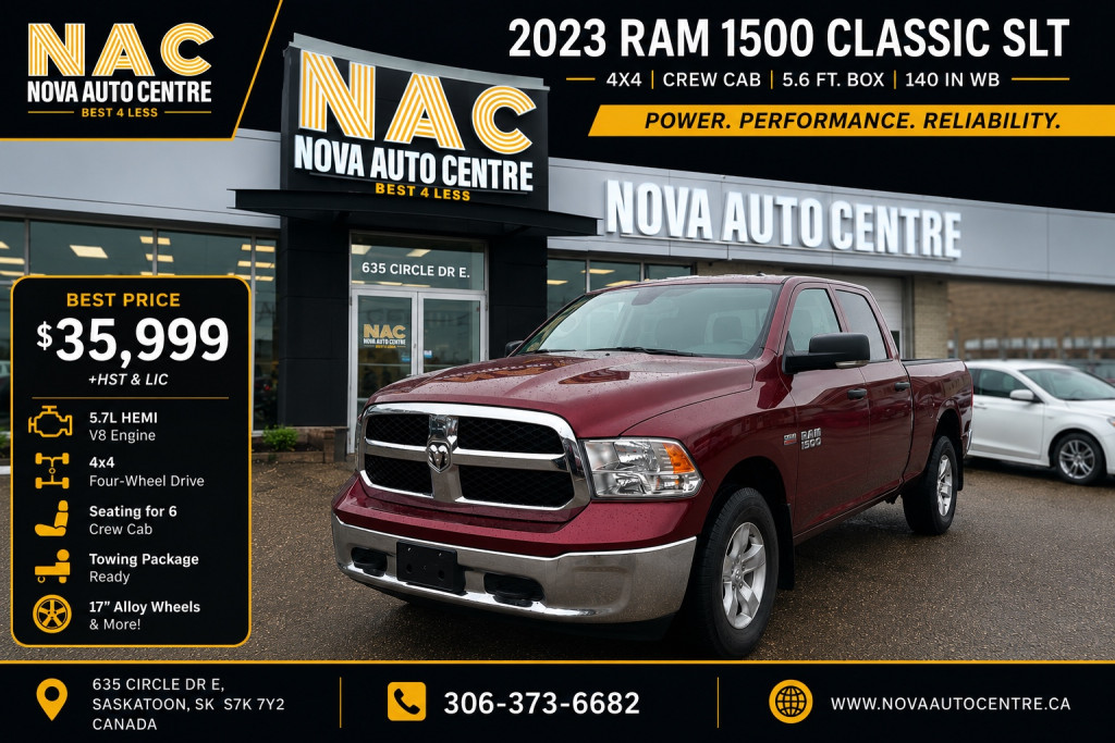2023 RAM 1500 Classic SLT Crew Cab 4WD