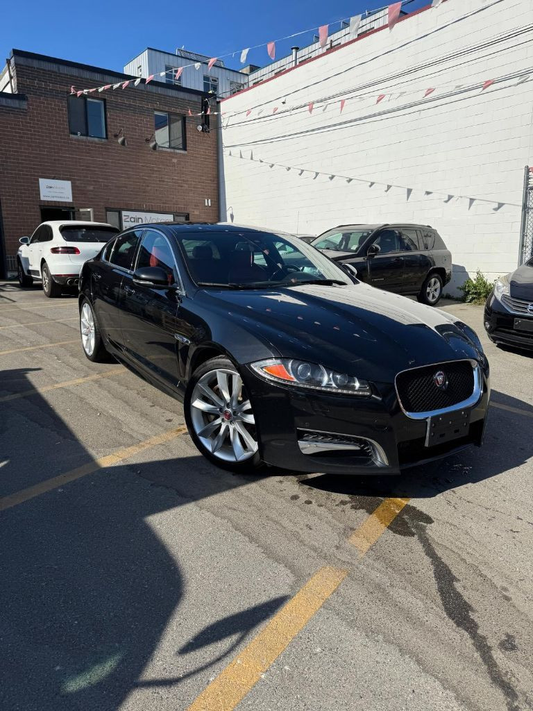Black 2014 Jaguar XF Sedan All-Wheel Drive Automatic