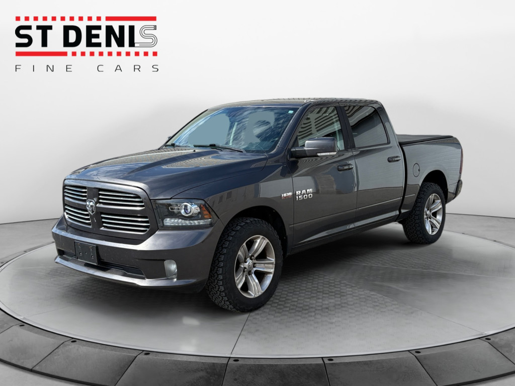 Gray 2017 RAM 1500 Pickup Truck Four-Wheel Drive Automatic