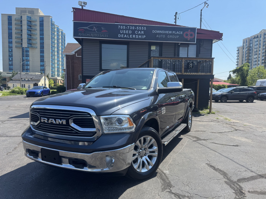 Gray 2018 RAM 1500 Pickup Truck Four-Wheel Drive Automatic