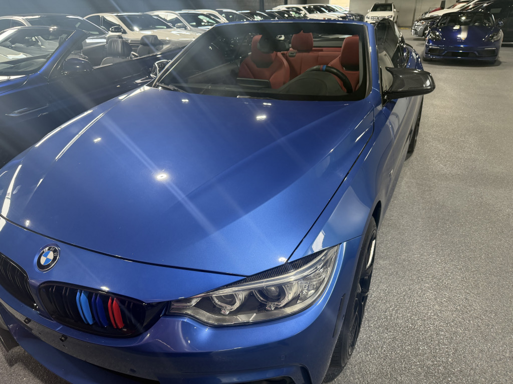 Blue 2016 BMW 4 Series 435i xDrive Convertible AWD Convertible All-Wheel Drive Automatic