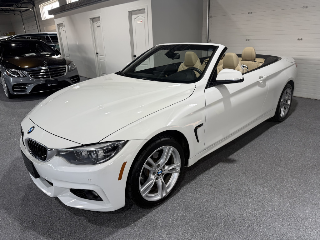White 2018 BMW 4 Series Convertible All-Wheel Drive Automatic