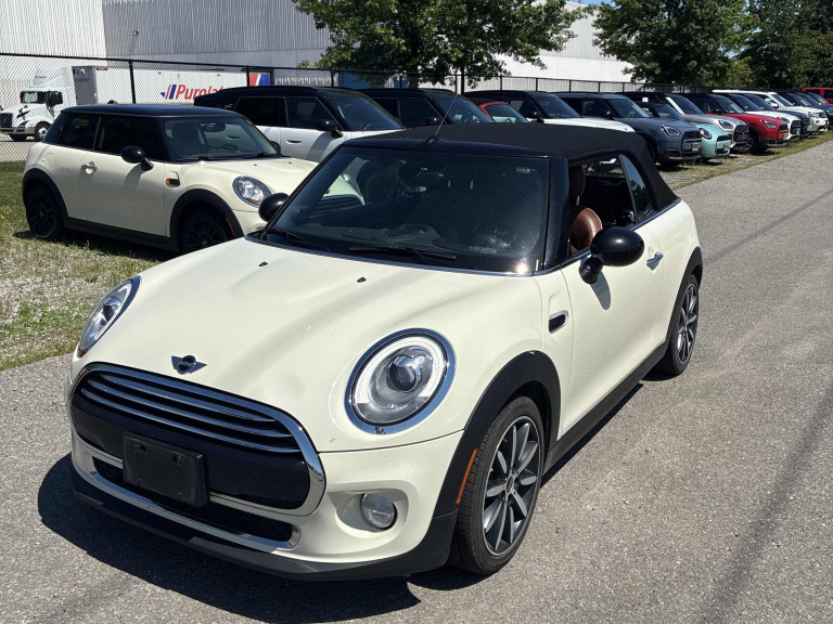 White 2017 MINI Cooper Convertible Front-Wheel Drive Manual
