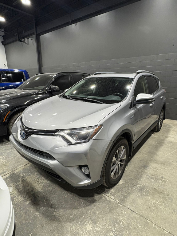 Silver 2018 Toyota RAV4 Hybrid SUV / Crossover All-Wheel Drive Automatic