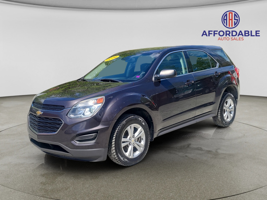 Black 2016 Chevrolet Equinox LS AWD SUV / Crossover All-Wheel Drive Automatic
