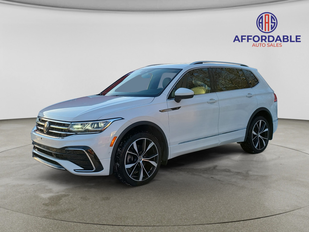 White 2022 Volkswagen Tiguan Highline R-Line 4Motion SUV / Crossover Automatic