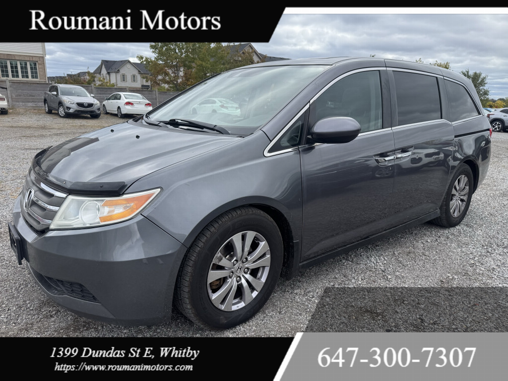 Gray 2015 Honda Odyssey Minivan Front-Wheel Drive Automatic