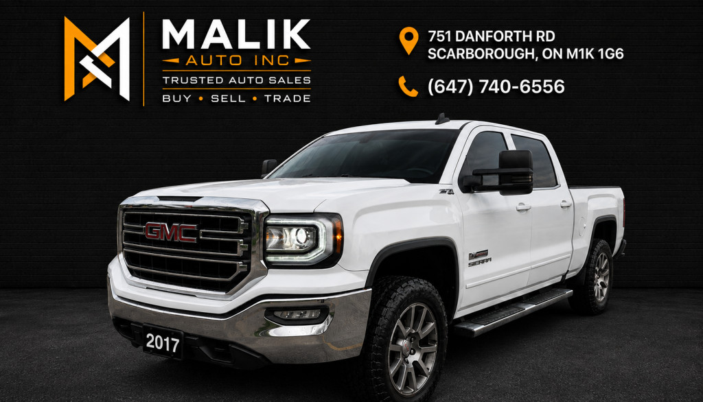 Red 2017 GMC Sierra 1500 Pickup Truck Four-Wheel Drive Automatic