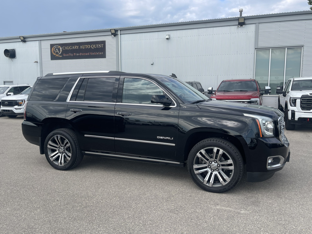 Black 2019 GMC Yukon SUV / Crossover Four-Wheel Drive Automatic