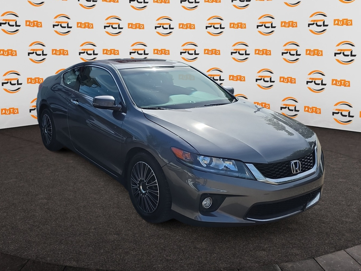 Gray 2015 Honda Accord Coupe Coupe Front-Wheel Drive Automatic