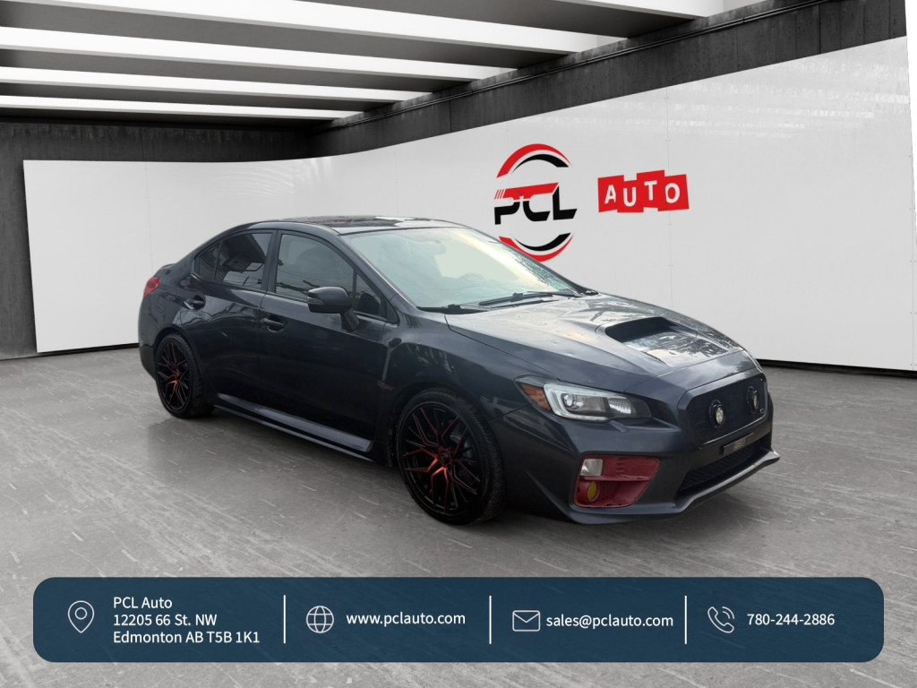 Gray 2017 Subaru WRX Sedan All-Wheel Drive Manual